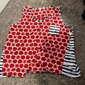 🌵 3/$13 — Patriotic / 4th of July tank top - 2x